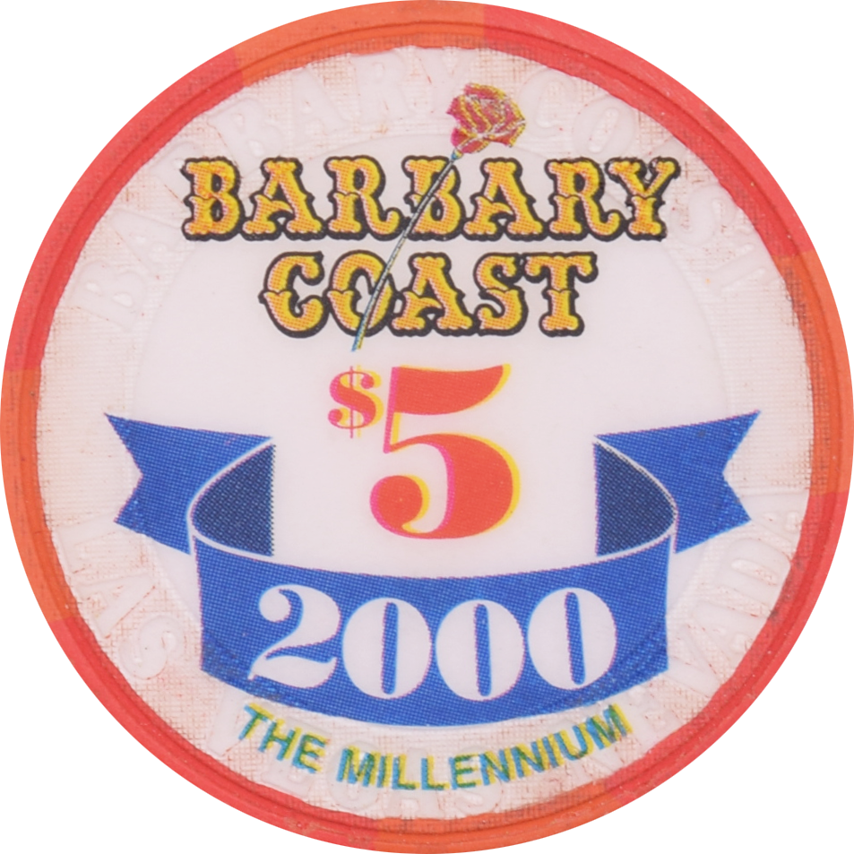 Barbary Coast Casino Las Vegas Nevada Millennium Chip 1999