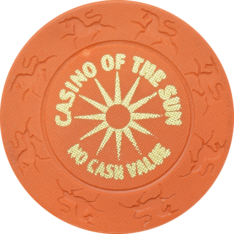 Casino of the Sun (Sol Casinos) Resort Tucson Arizona Orange Unicorn NCV Chip