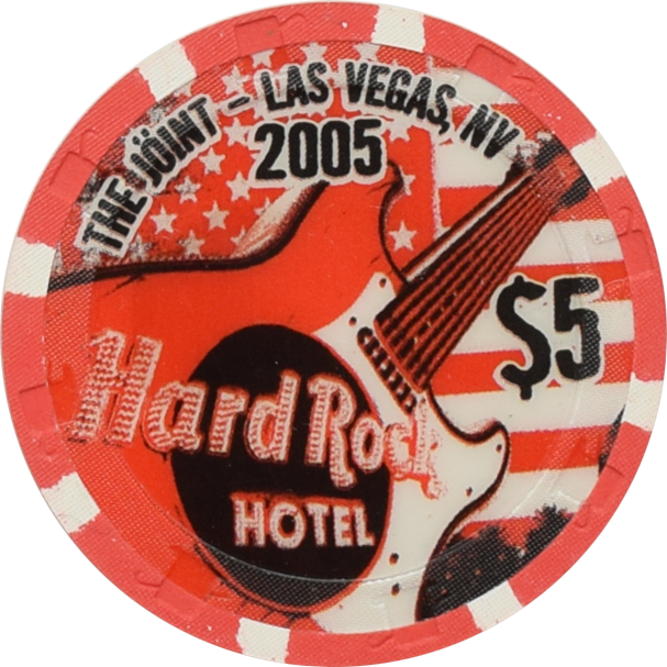 Hard Rock Casino Las Vegas Nevada $5 Motley Crue Chip 2005