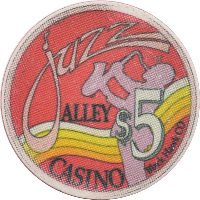 Jazz Alley Casino Black Hawk Colorado $5 Chip