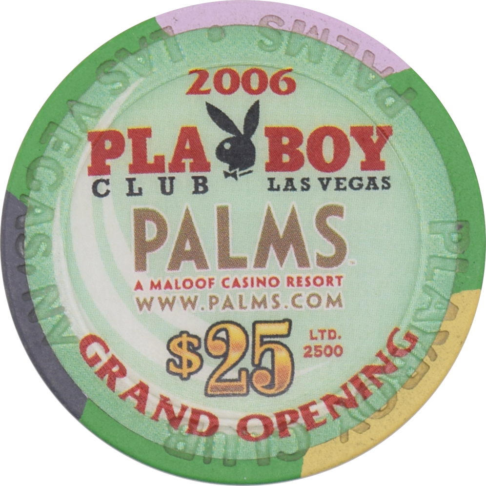 Palms Casino Resort Las Vegas Nevada $25 Big Bunny Chip 2006