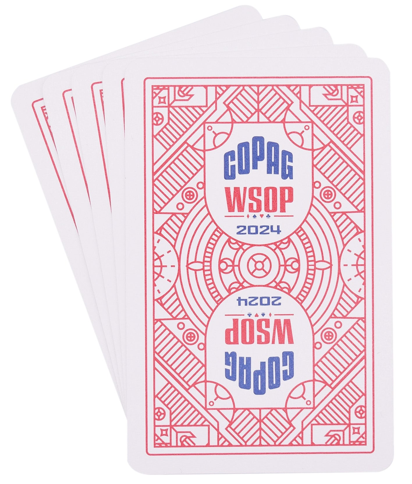 Copag WSOP 2024 Tournament Played 100% Plastic Playing Cards - Jumbo Index Narrow Size (Bridge)