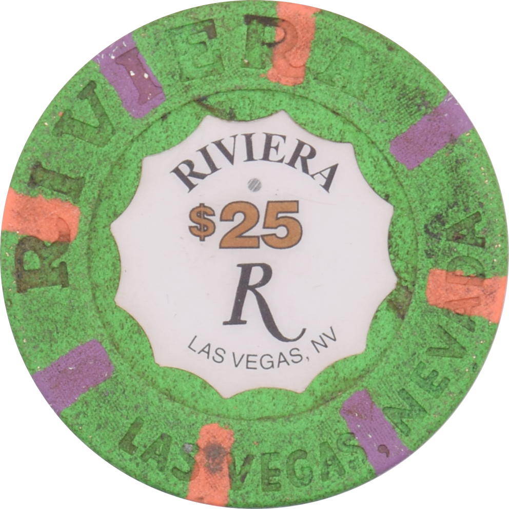 Riviera Casino Las Vegas Nevada $25 Chip 1998