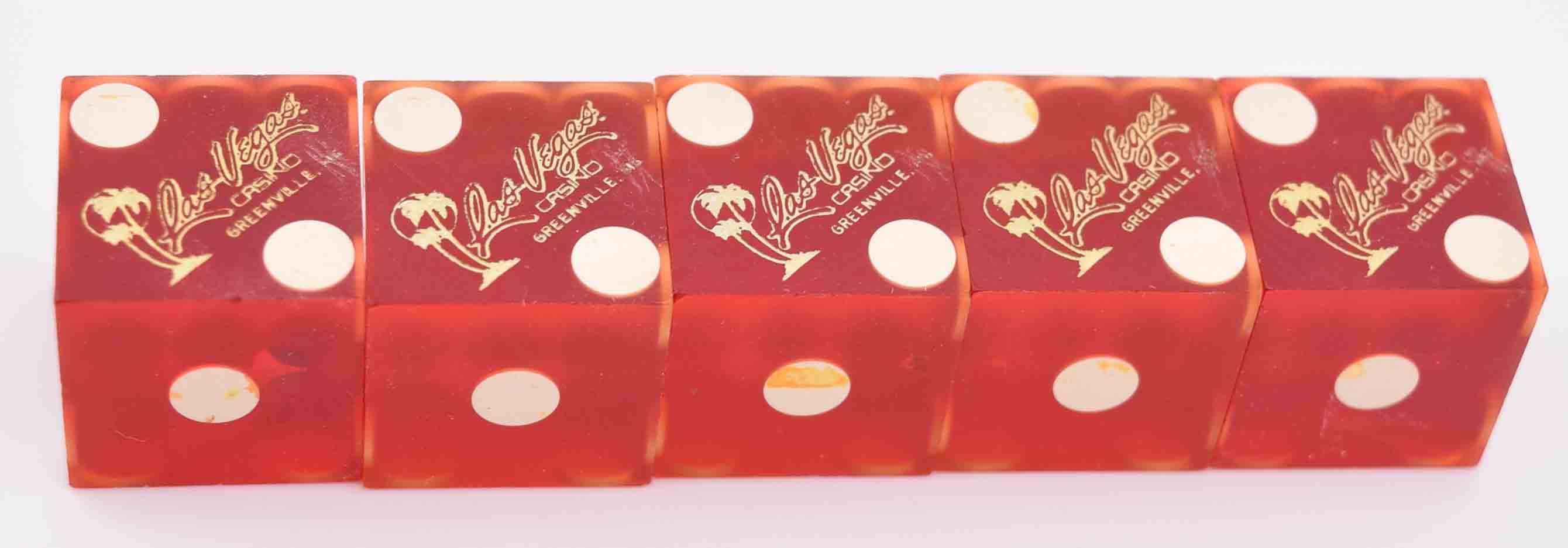 Las Vegas Casino Greenville Mississippi Stick of 5 Dice