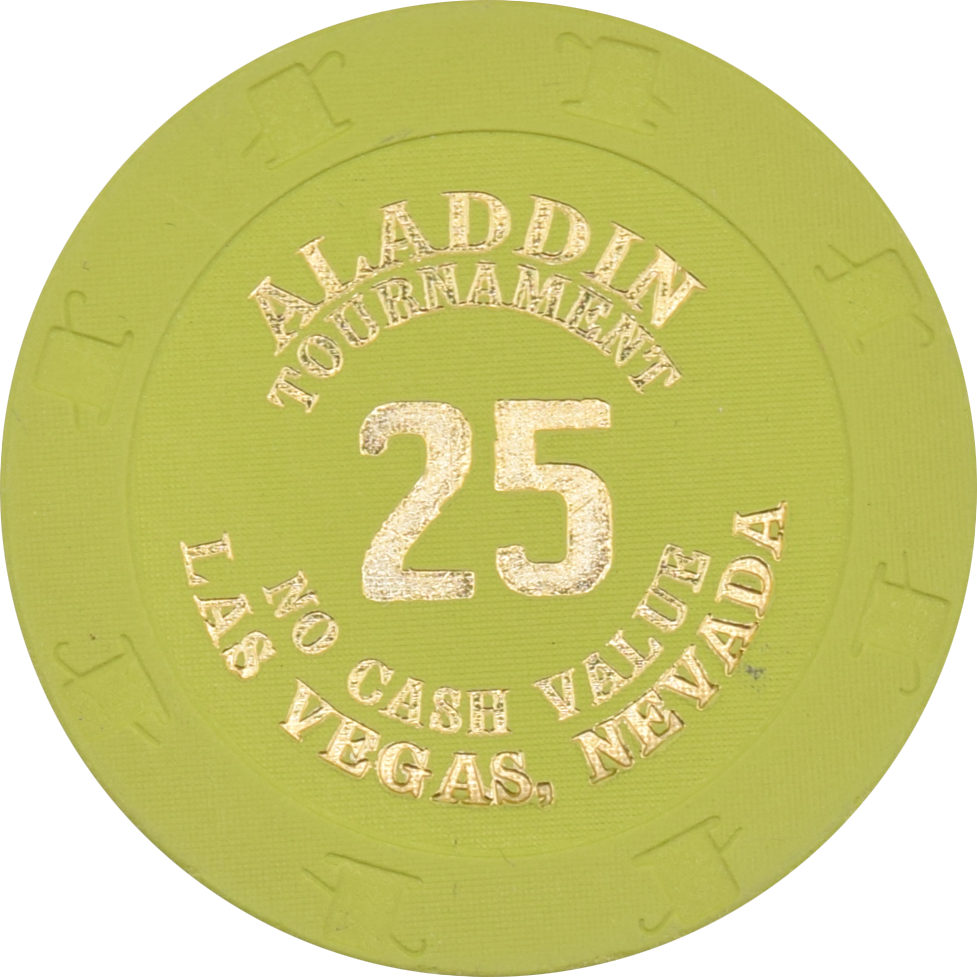 Aladdin Resort & Casino Las Vegas Nevada $25 NCV Chip 2000