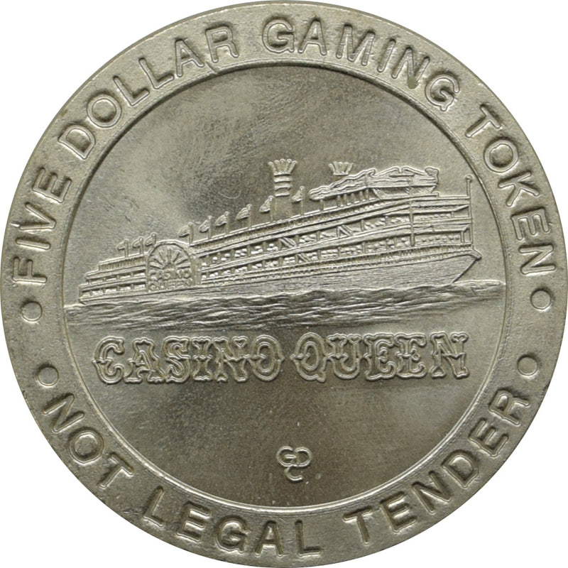 Casino Queen E. St. Louis Illinois $5 Token