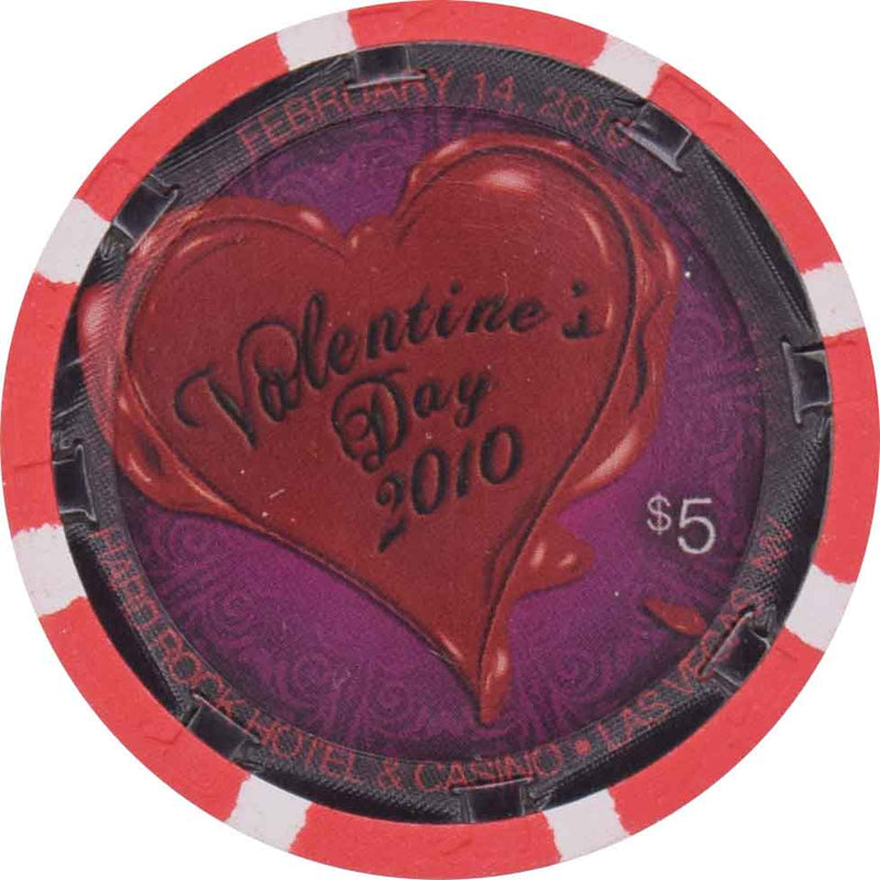 Hard Rock Casino Las Vegas Nevada $5 Valentine's Day Chip 2010