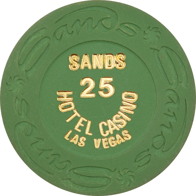 Sands Casino Las Vegas Nevada $25 NCV Chip 1980s