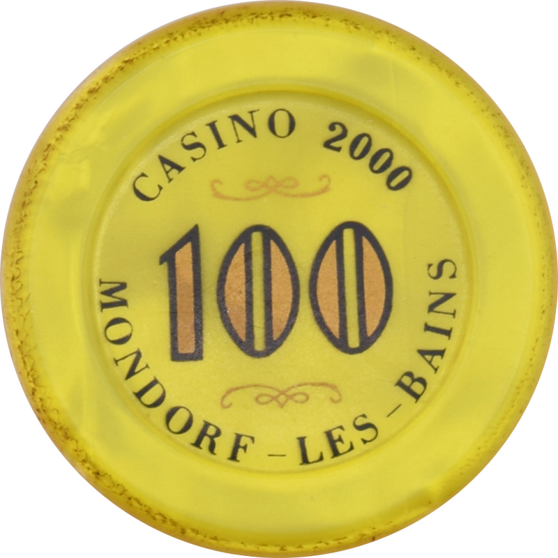 Casino 2000 Mondorf les Bains Luxembourg 100 LUF 33mm Jeton