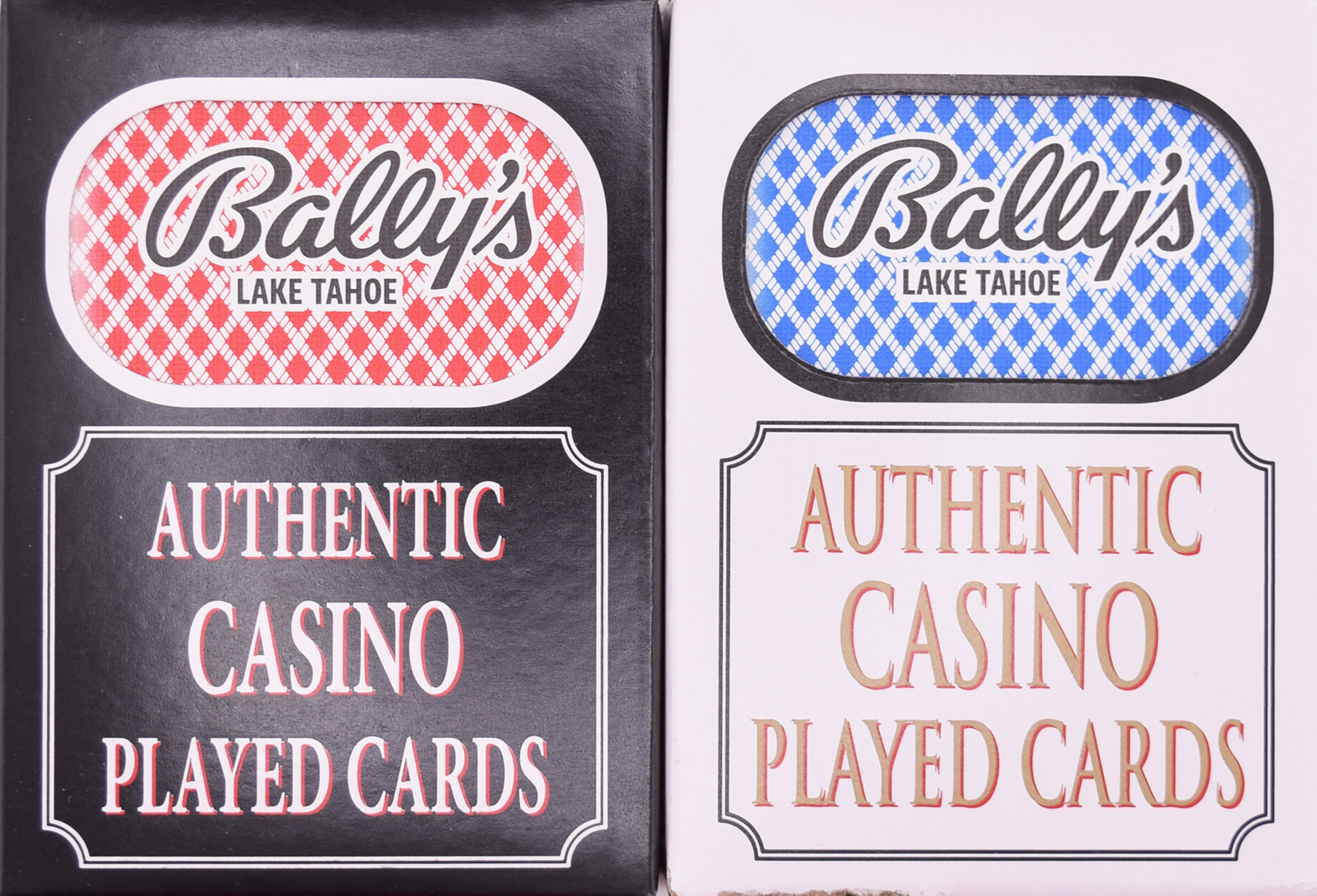 Bally's Casino Used Playing Cards Lake Tahoe Nevada