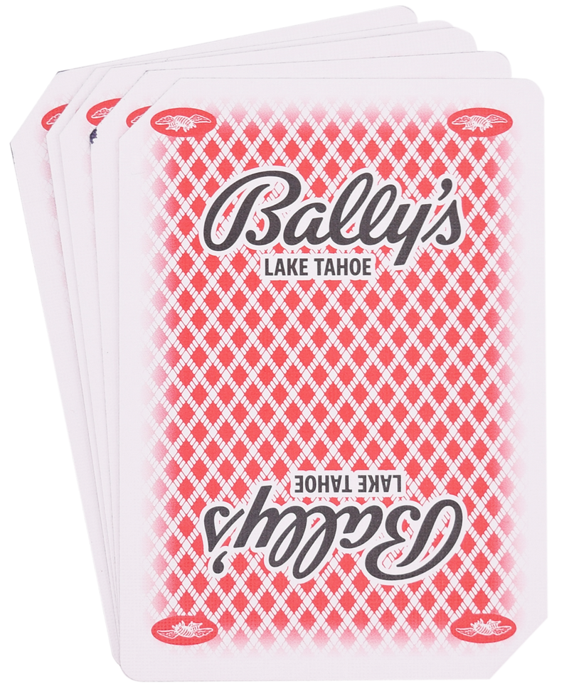 Bally's Casino Used Playing Cards Lake Tahoe Nevada