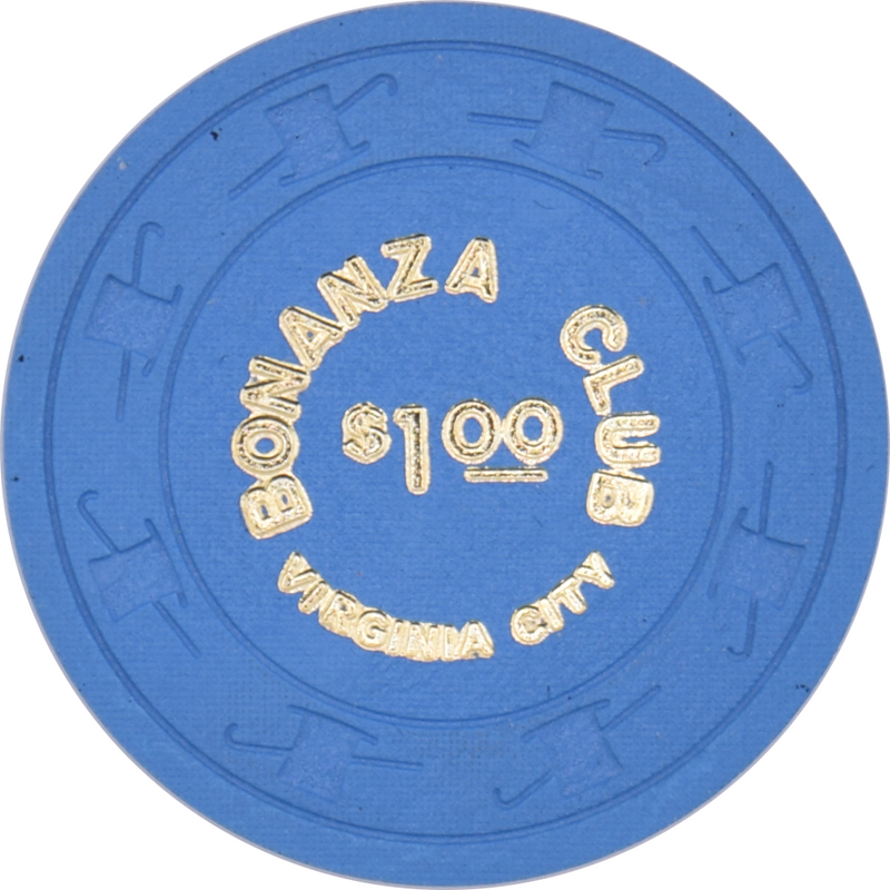 Bonanza Club Casino Virginia City Nevada $1 Chip 1973