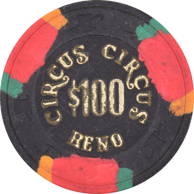 Circus Circus Casino Reno Nevada $100 Chip 1983