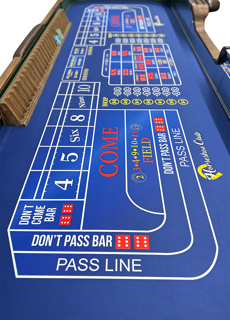 Casino Quality / Previous Binion's Horseshoe Club Las Vegas Used 12ft. Craps Table