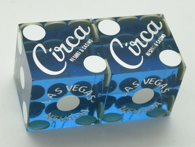 Circa Casino Las Vegas Nevada Matching Number Used Pair of Dice