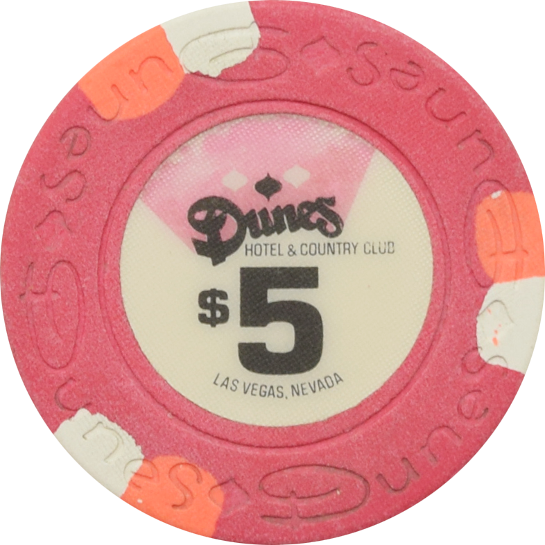 Dunes Casino Las Vegas Nevada $5 Chip 1960s