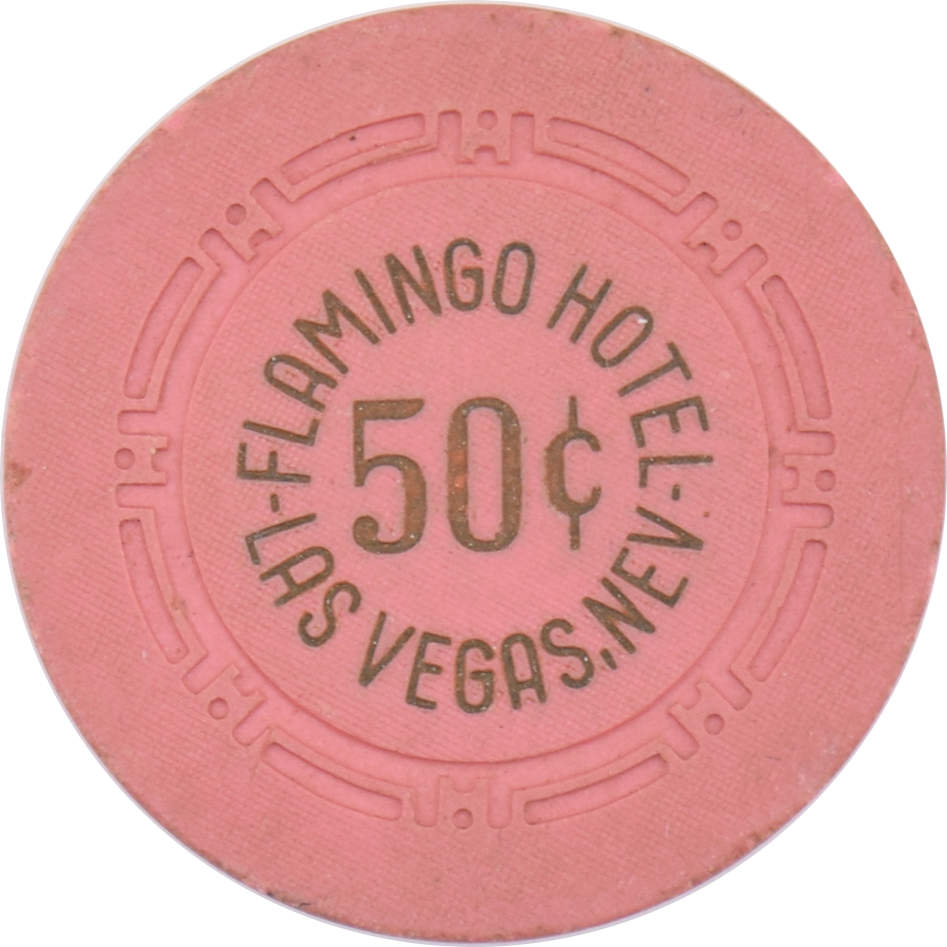 Flamingo Casino Las Vegas Nevada 50 Cent Chip 1949