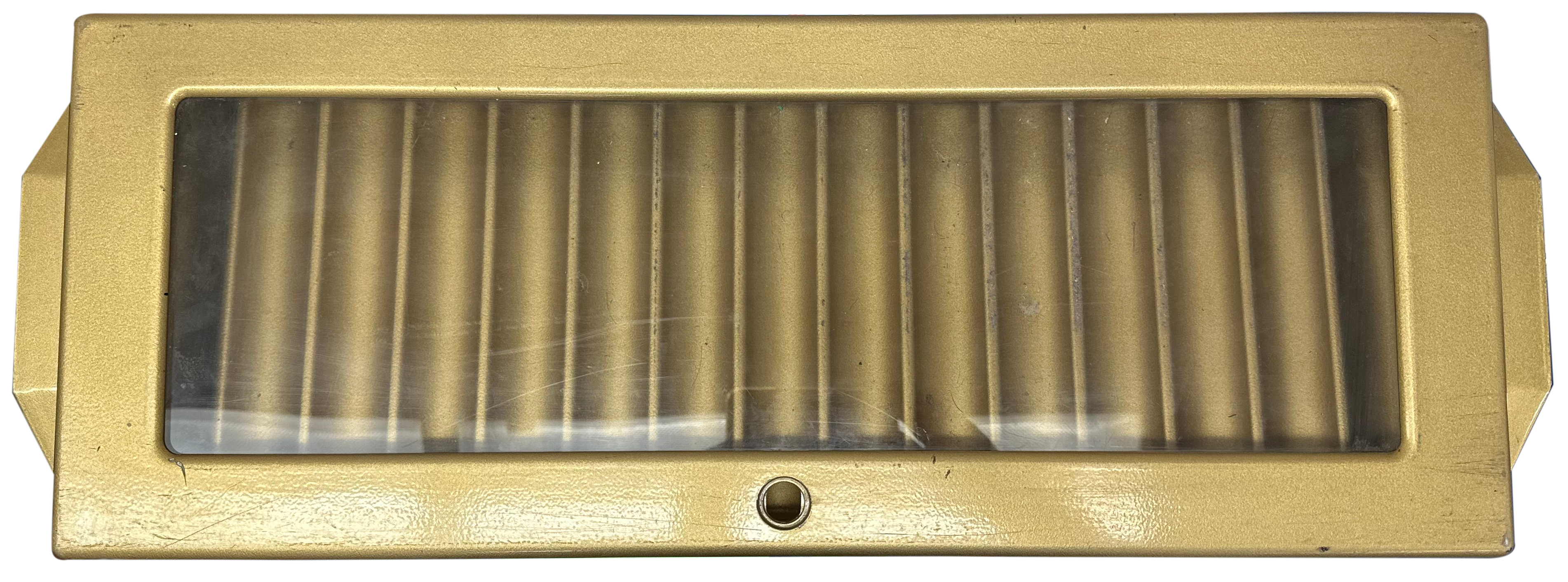 Used 15 Slot Aluminum Chip Tray with Cover