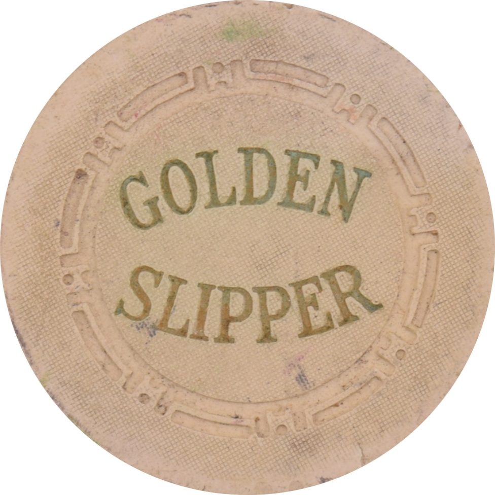 Golden Slipper Casino Las Vegas Nevada 25 Cent Chip 1950