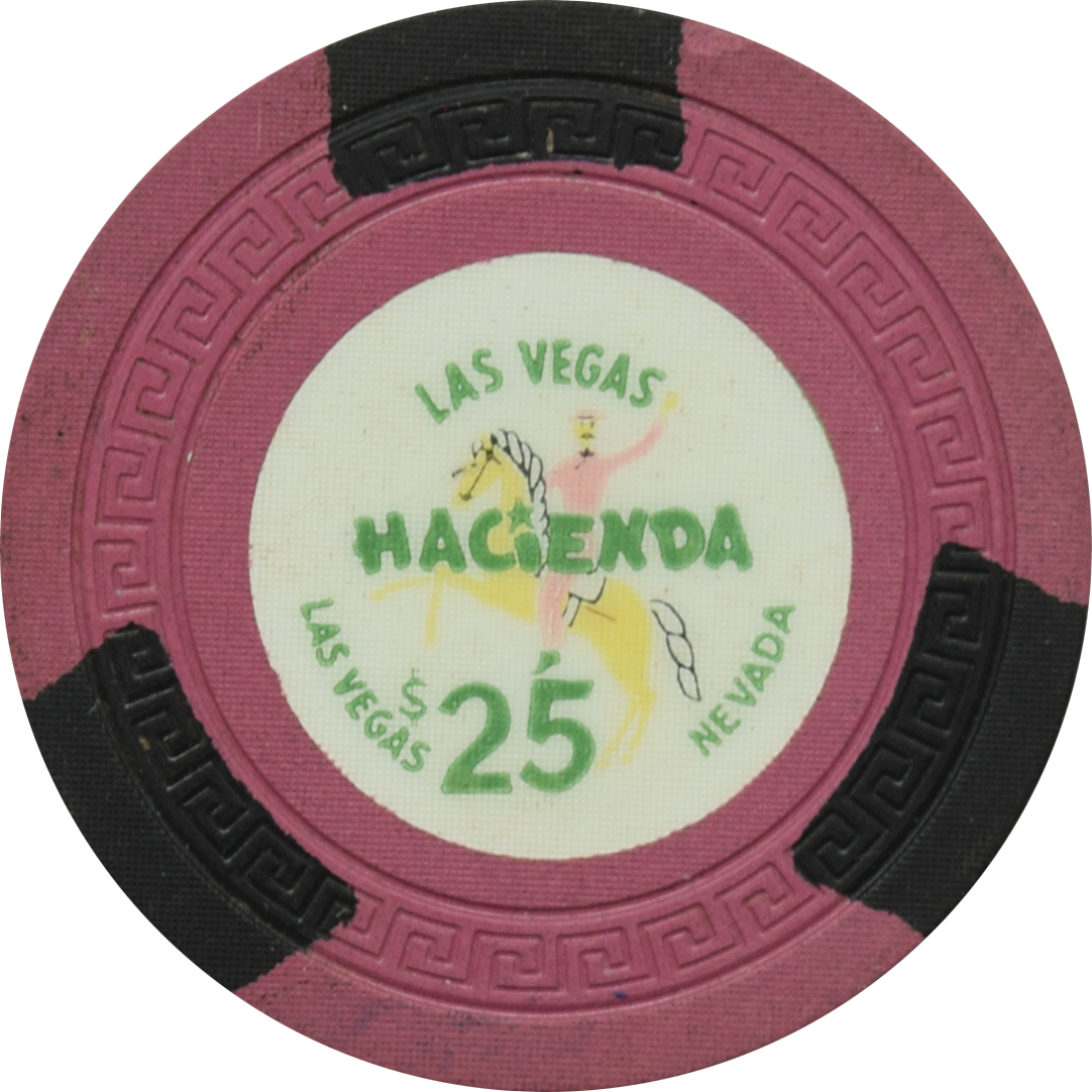 Hacienda Casino Las Vegas Nevada  $25 Chip 1958