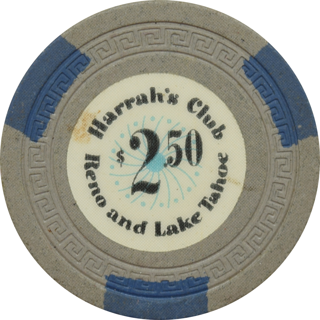 Harrah's Casino Reno/Lake Tahoe Nevada $2.50 Chip 1956