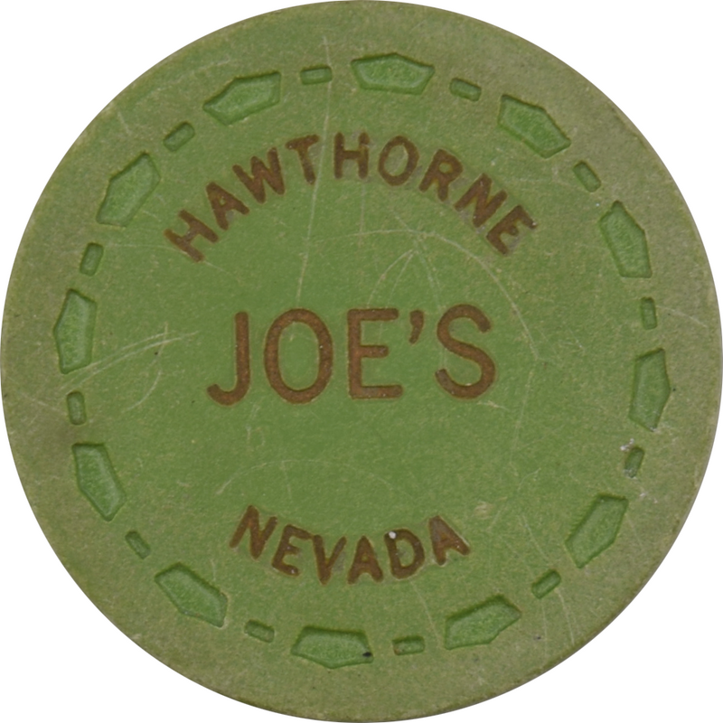 Joe's (Tavern) Casino Hawthorne Nevada 50 Cent Chip 1969