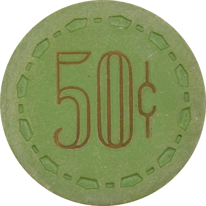 Joe's (Tavern) Casino Hawthorne Nevada 50 Cent Chip 1969