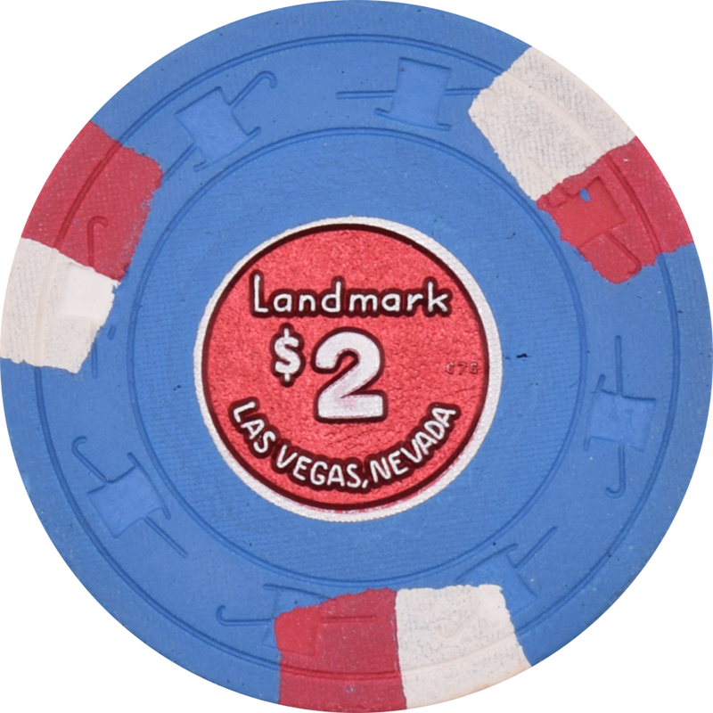 Landmark Casino Las Vegas Nevada $2 Chip 1976