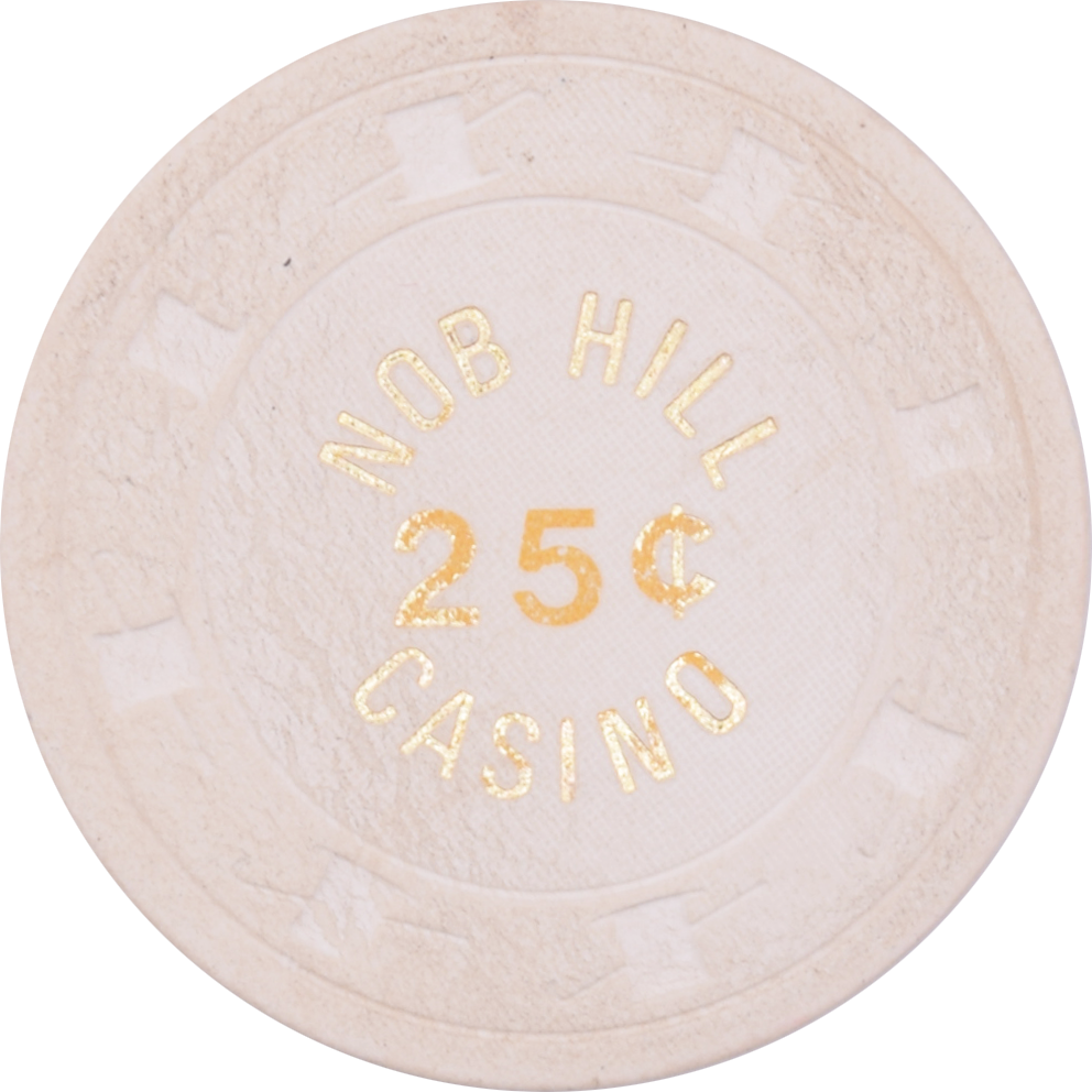 Nob Hill Casino Las Vegas Nevada 25 Cent Chip LCV 1979