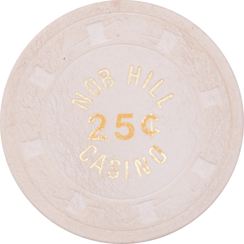 Nob Hill Casino Las Vegas Nevada 25 Cent Chip LCV 1979