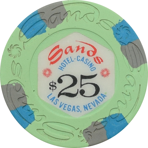 Sands Casino Las Vegas Nevada $25 Chip 1970s