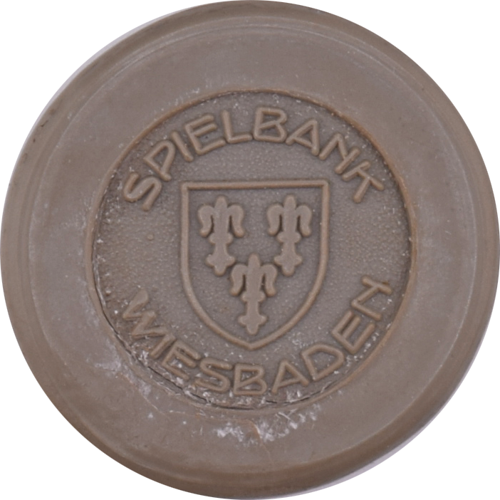 Spielbank Wiesbaden Germany 2 DEM Jeton 28mm 1950-1975