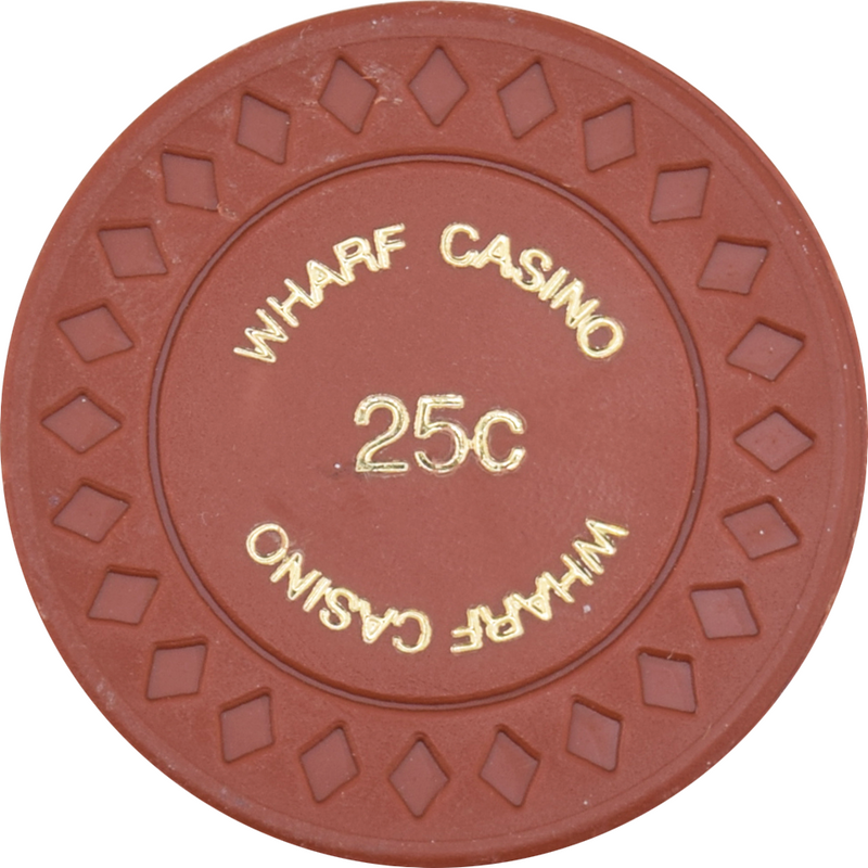 Wharf Casino Queenstown New Zealand 25 Cent Chip