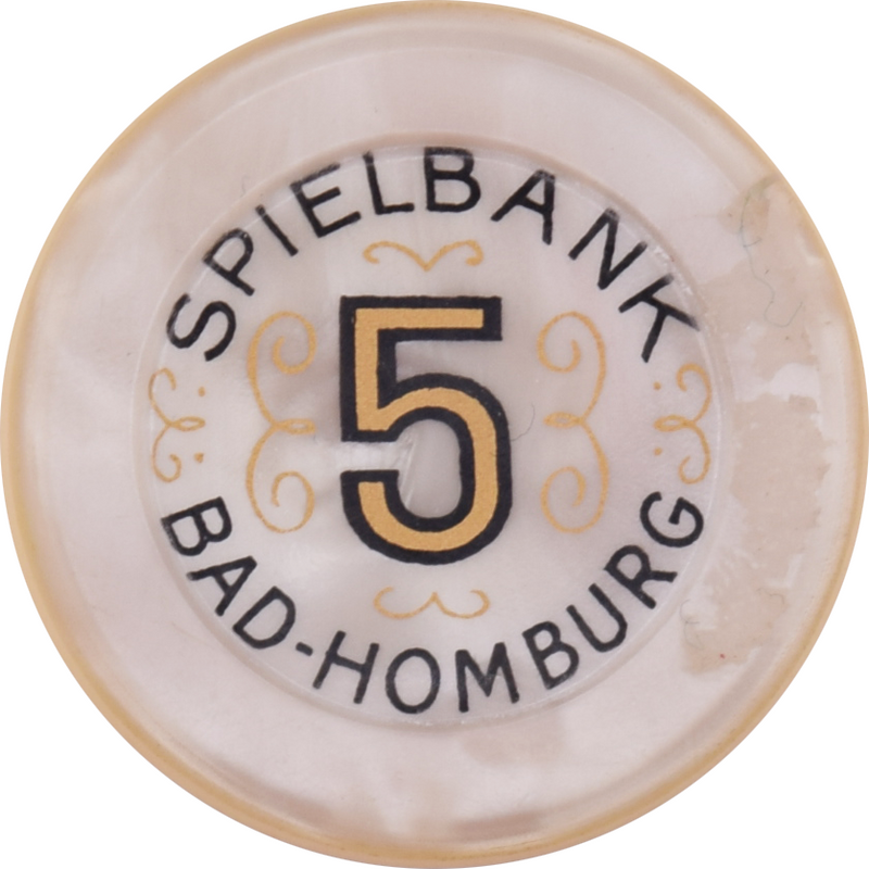 Spielbank Bad Homburg Casino Bad Homburg Germany 5 DEM Jeton 33mm