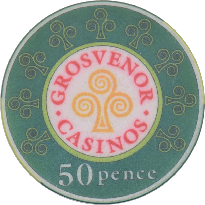 Grosvenor Casinos United Kingdom UK 50p Chip