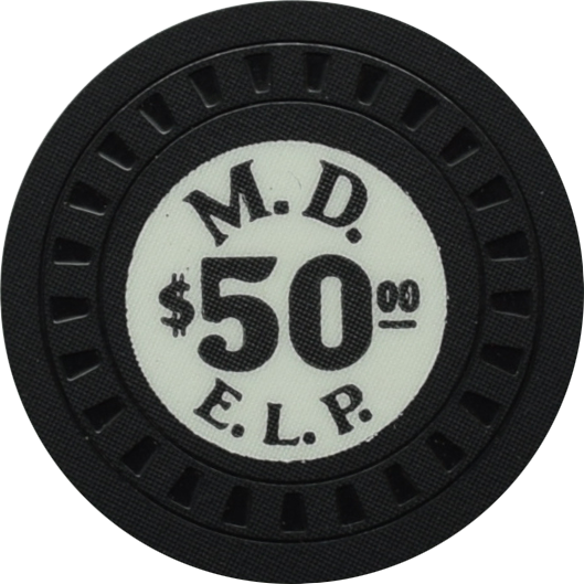 M.D. (Habana-Madrid Casino) Havana Cuba $50 Chip