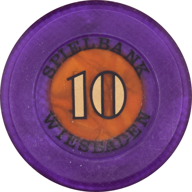 Spielbank Wiesbaden Casino Wiesbaden Germany 10 DEM 36mm Jeton 1991-2001