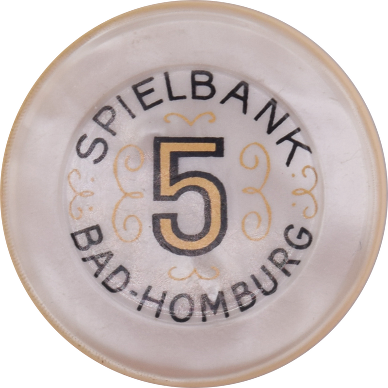 Spielbank Bad Homburg Casino Bad Homburg Germany 5 DEM Jeton 33mm