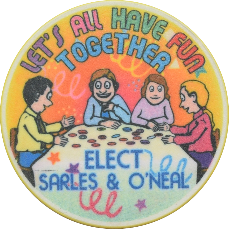 Elect David Sarles President & Janet O'Neal VP CCGTCC Advertising Poker Chip