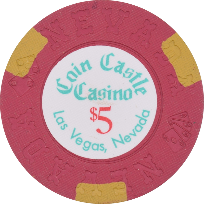 Coin Castle Casino Las Vegas Nevada $5 Chip 1974