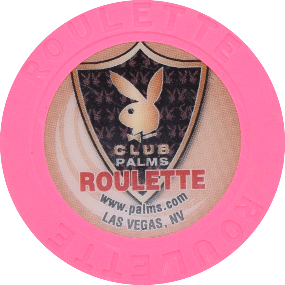 Palms Casino Resort Playboy Club Las Vegas Nevada Pink Roulette Chip 2006