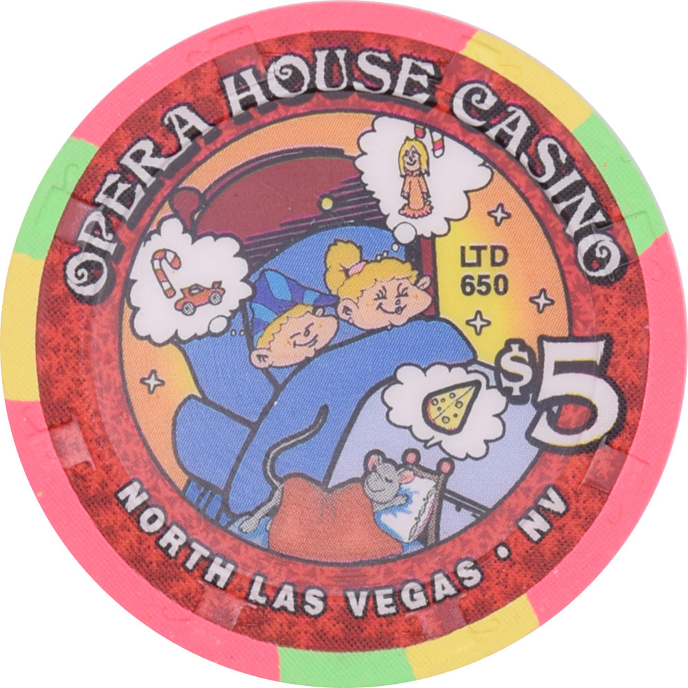 Opera House Casino N. Las Vegas Nevada $5 Christmas Chip 2001