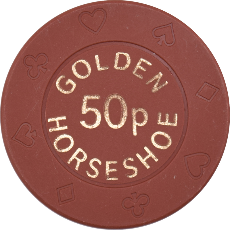 Golden Horseshoe Casino London United Kingdom UK 50p Chip