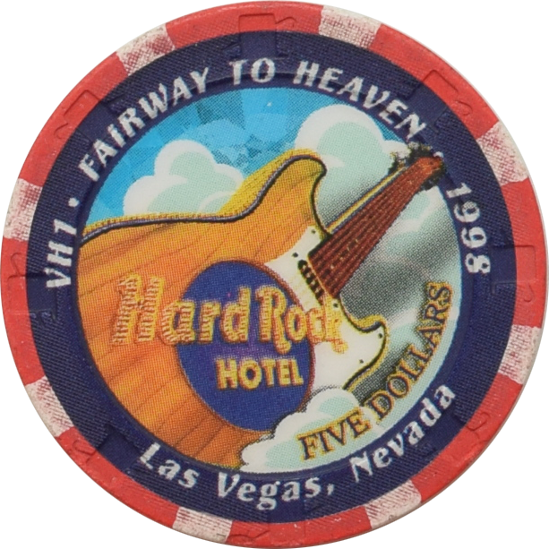 Hard Rock Casino Las Vegas Nevada $5 Fairway to Heaven Chip 1998