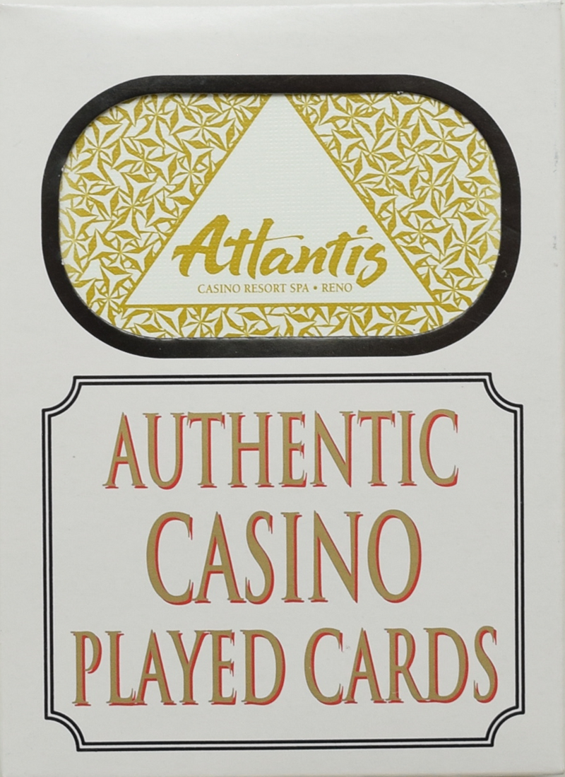 Atlantis Casino Used Playing Cards Reno Nevada