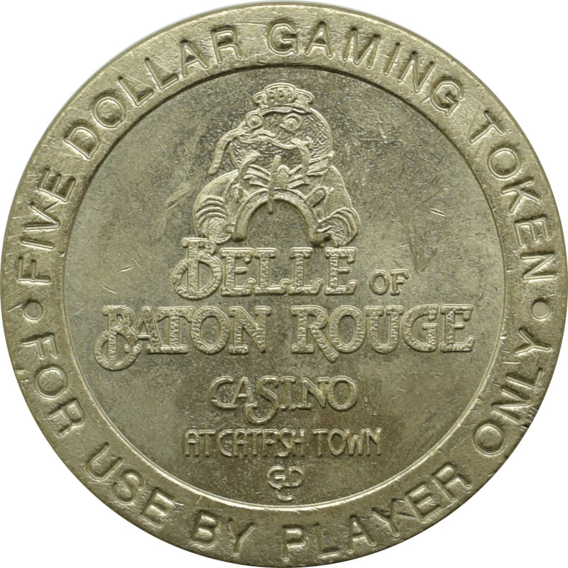 Belle of Baton Rouge Casino Baton Rouge Louisiana $5 Token