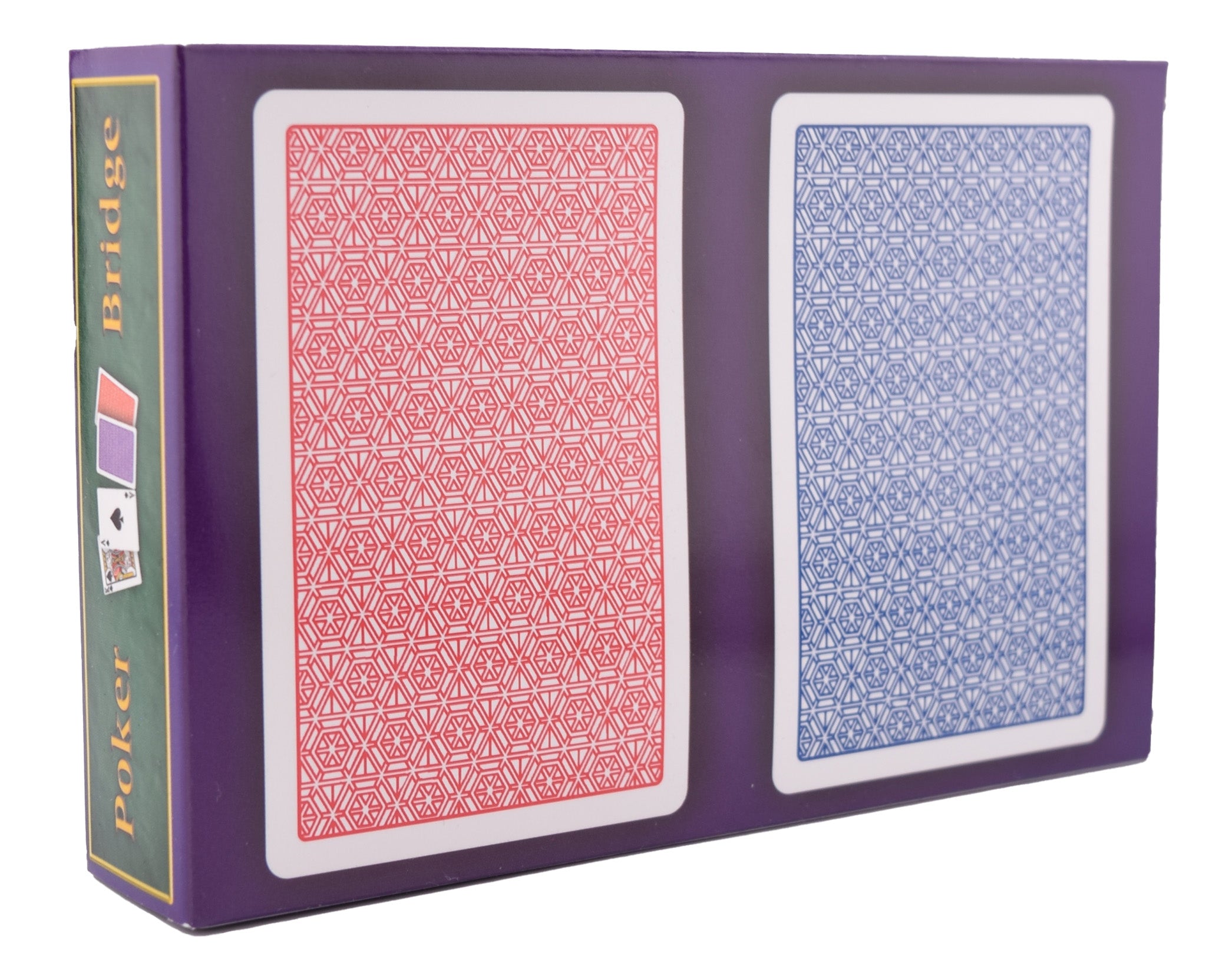 Card Club 100% Plastic 2-deck Set-Up