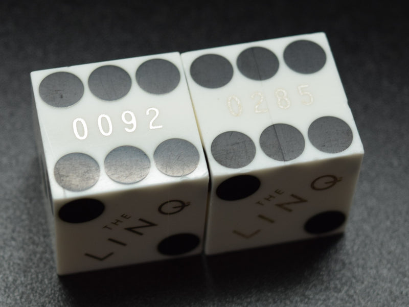 The Linq Used White Casino Dice Las Vegas Nevada