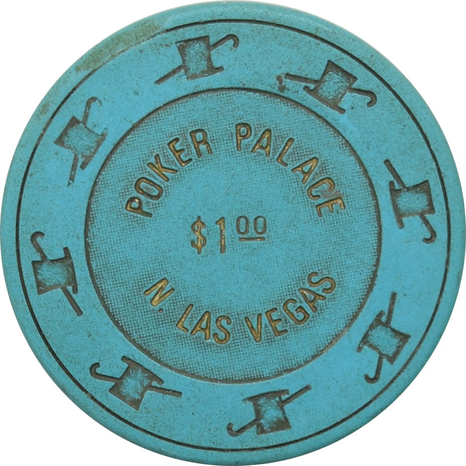 Poker Palace Casino Las Vegas Nevada $1 Chip 1975