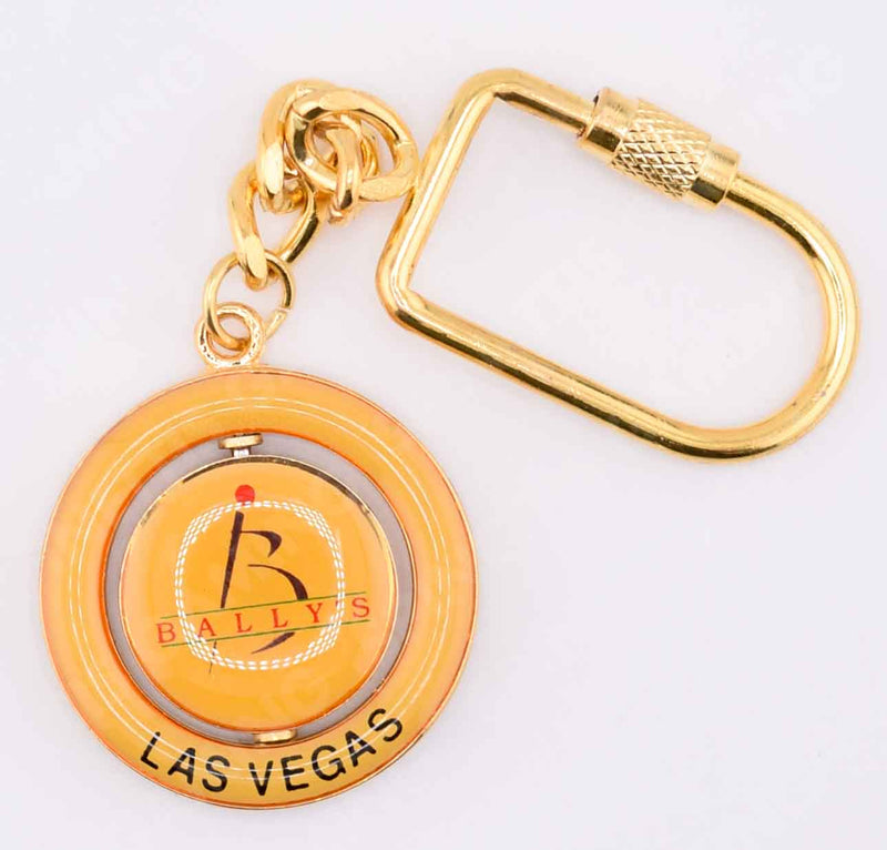 Bally's Casino Las Vegas Nevada Gold Key Chain